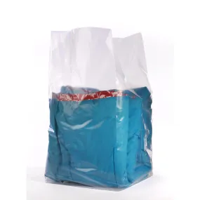 14" x 14" x 26" x 2 mil Clear Eco-Manufactured Plastic Side-Gusseted Bags (Case of 500)