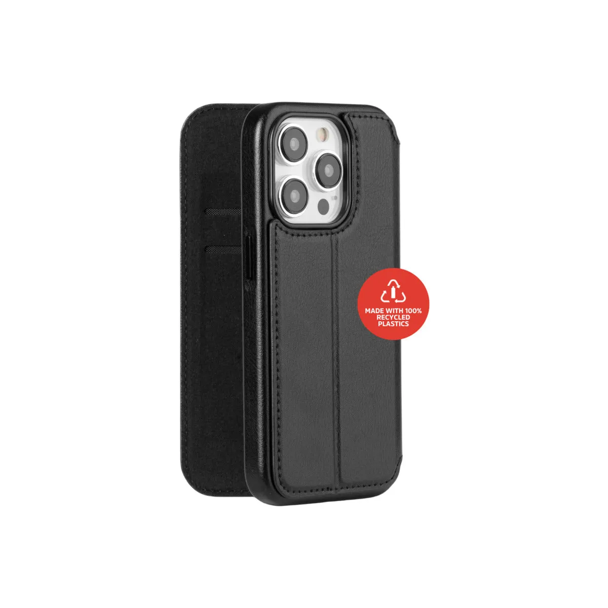 3sixT SlimFolio - Apple iPhone 15 Pro - Black