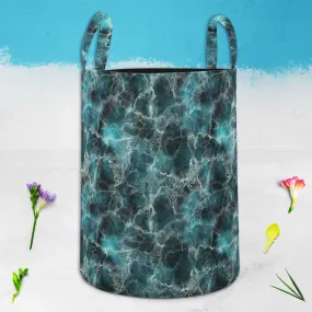 Abstract Surface D2 Foldable Open Storage Bin | Organizer Box, Toy Basket, Shelf Box, Laundry Bag | Canvas Fabric