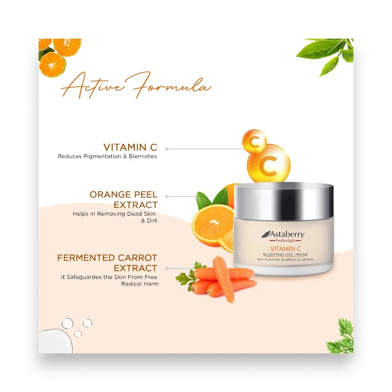 Astaberry Vitamin C Sleeping Gel Mask 50g