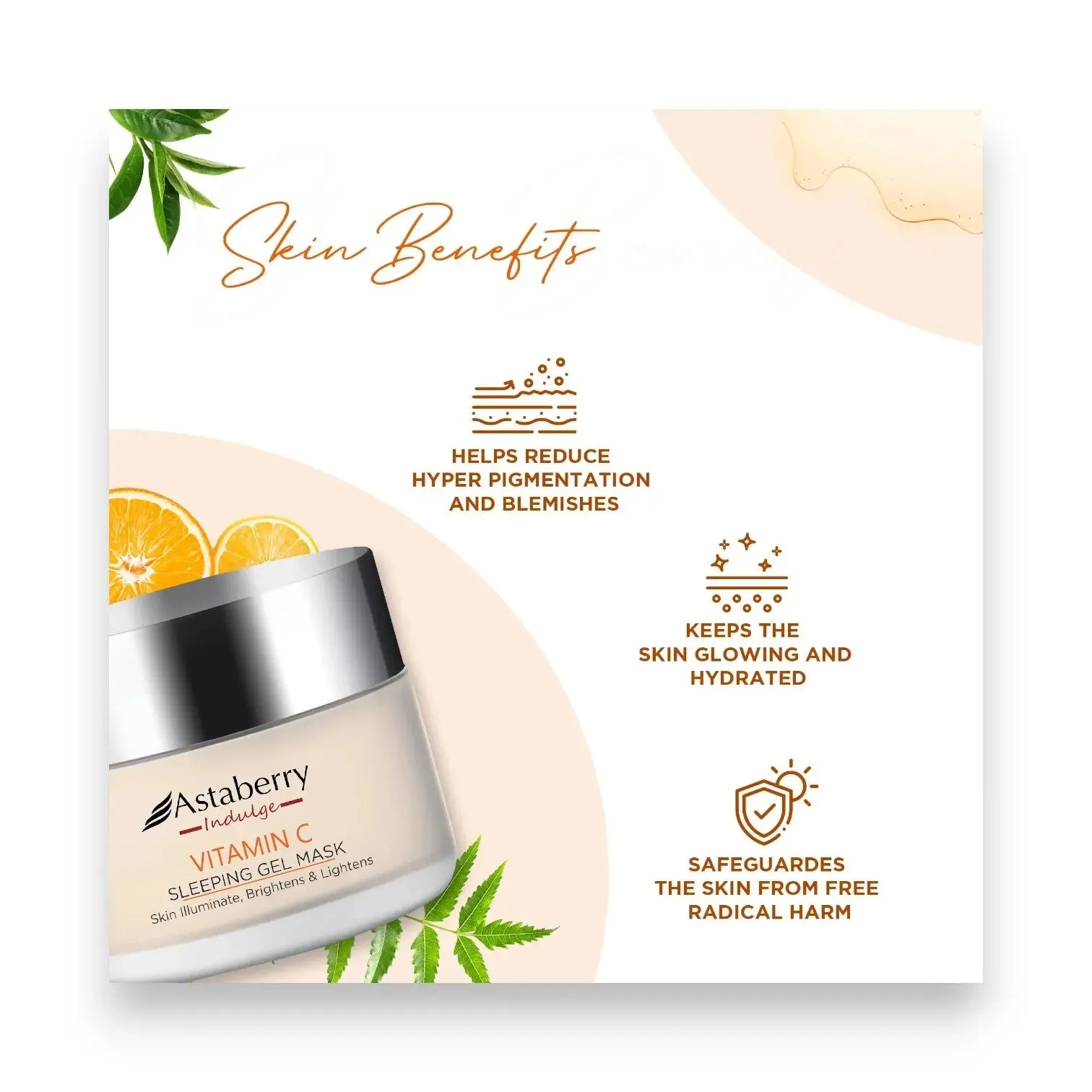 Astaberry Vitamin C Sleeping Gel Mask 50g