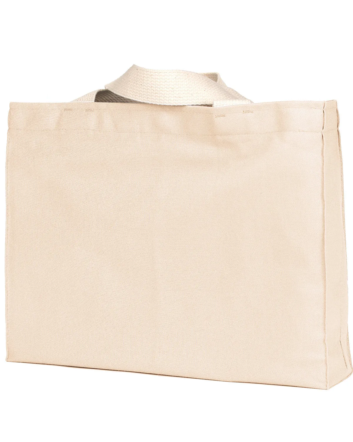 Bayside Unisex 12 oz., Cotton Canvas Medium Gusset Tote