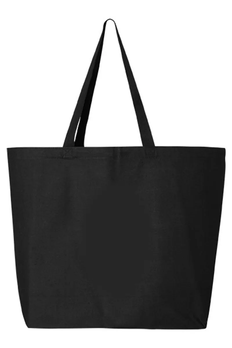 Brushed Mardi Gras Canvas Jumbo Tote