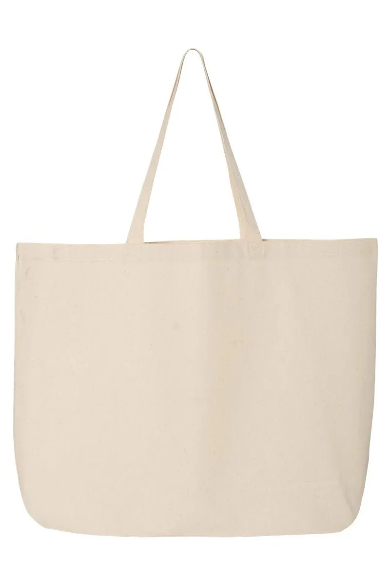 Brushed Mardi Gras Canvas Jumbo Tote