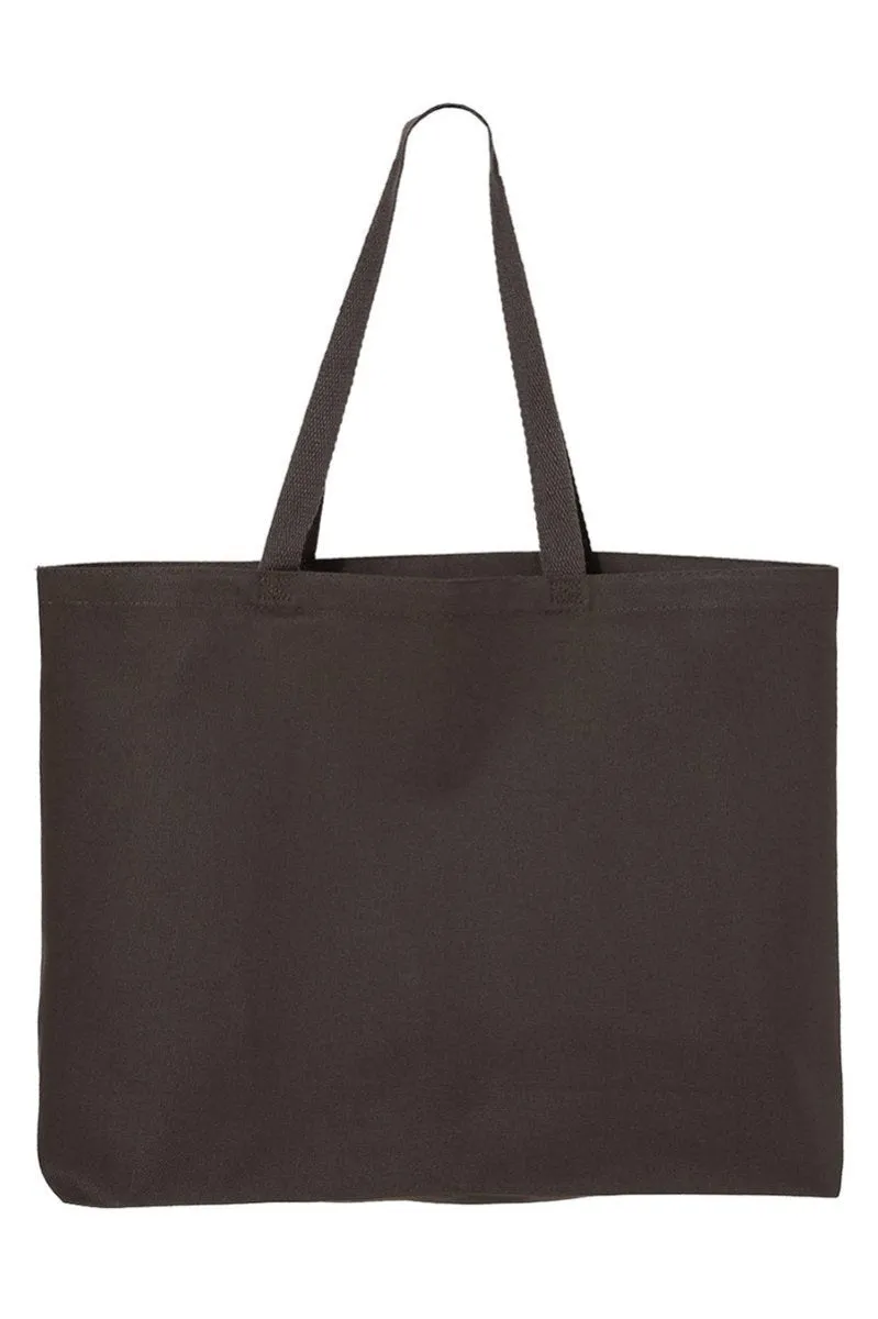 Brushed Mardi Gras Canvas Jumbo Tote