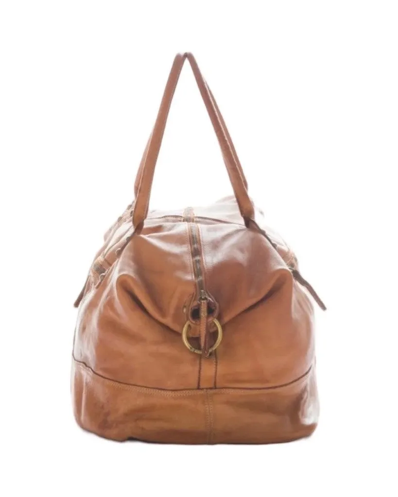 BZNA Bag Joe Taupe Italy Designer Weekender Damen Reise Tasche Handtasche Schultertasche Leder Shopper Neu