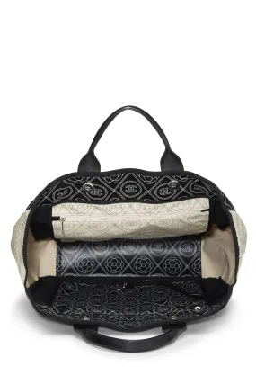 Chanel,  Black 'CC' Camellia Tote Medium, Black