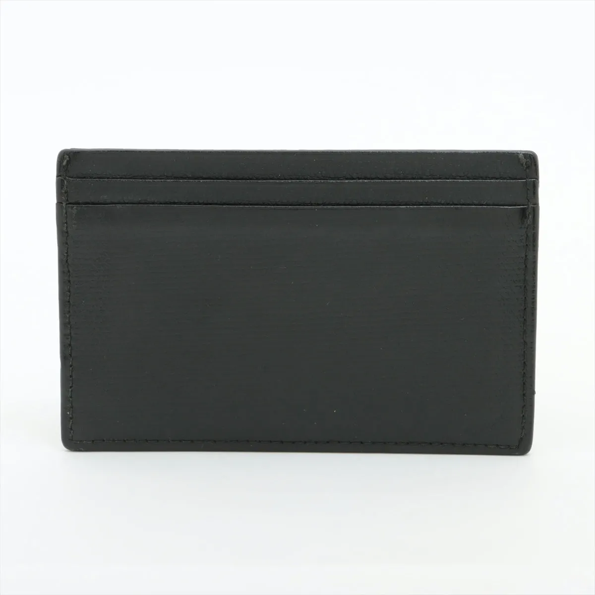 Chanel Coco Button Caviar Leather Card Case Black