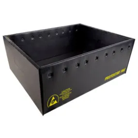 COLLAPSIBLE STORAGE CONTAINER, PLASTEK, 22-7/8 x 12-7/8 x 10-10PK