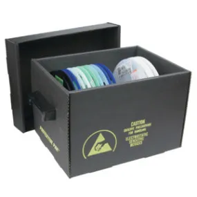 CONTAINER, REEL STORAGE, 12x7 1/4 x7 1/4, 7 INCH  REEL-10PK