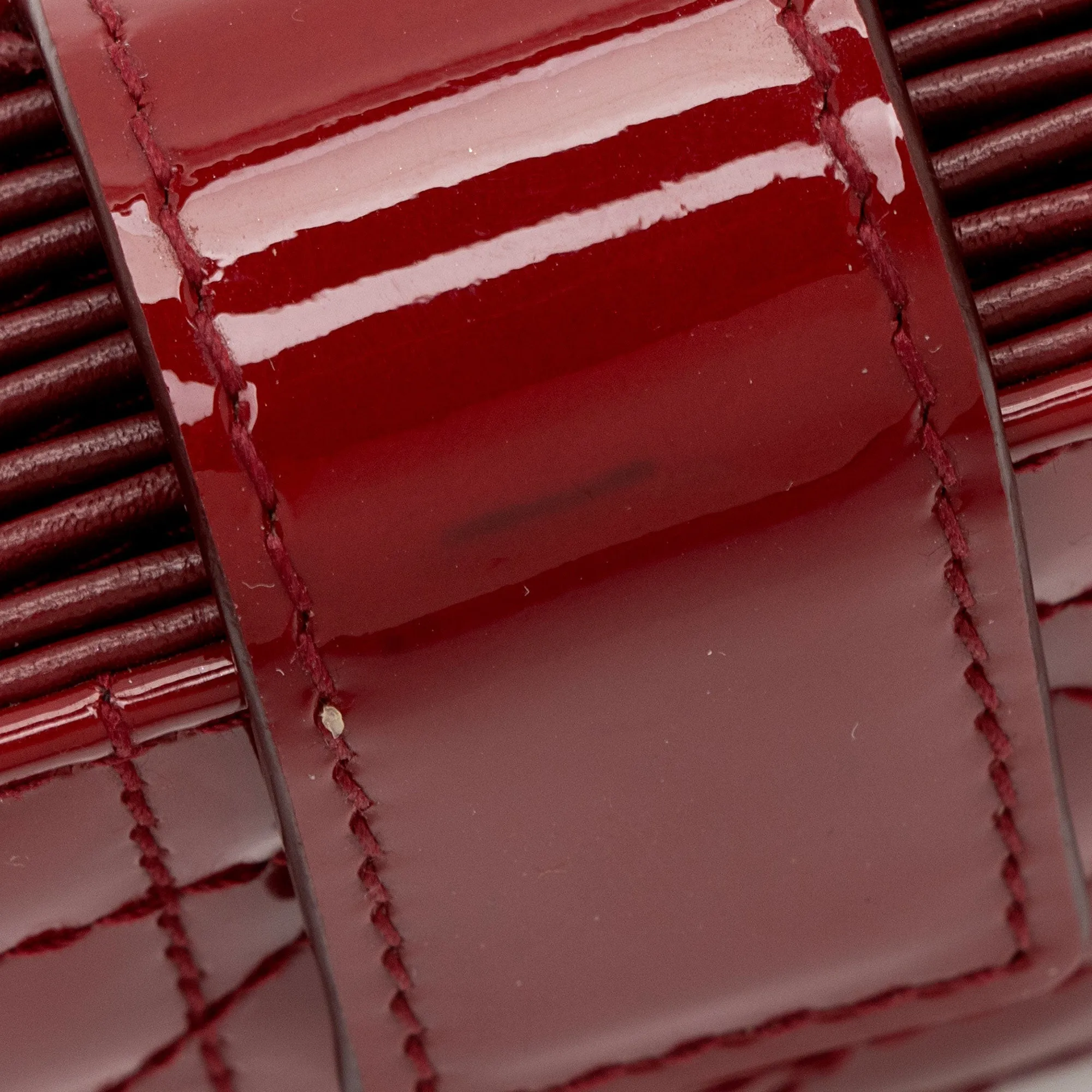 Dior Patent Leather Cannage Lady Dior 5 Gusset Card Holder (SHF-jwrIuS)