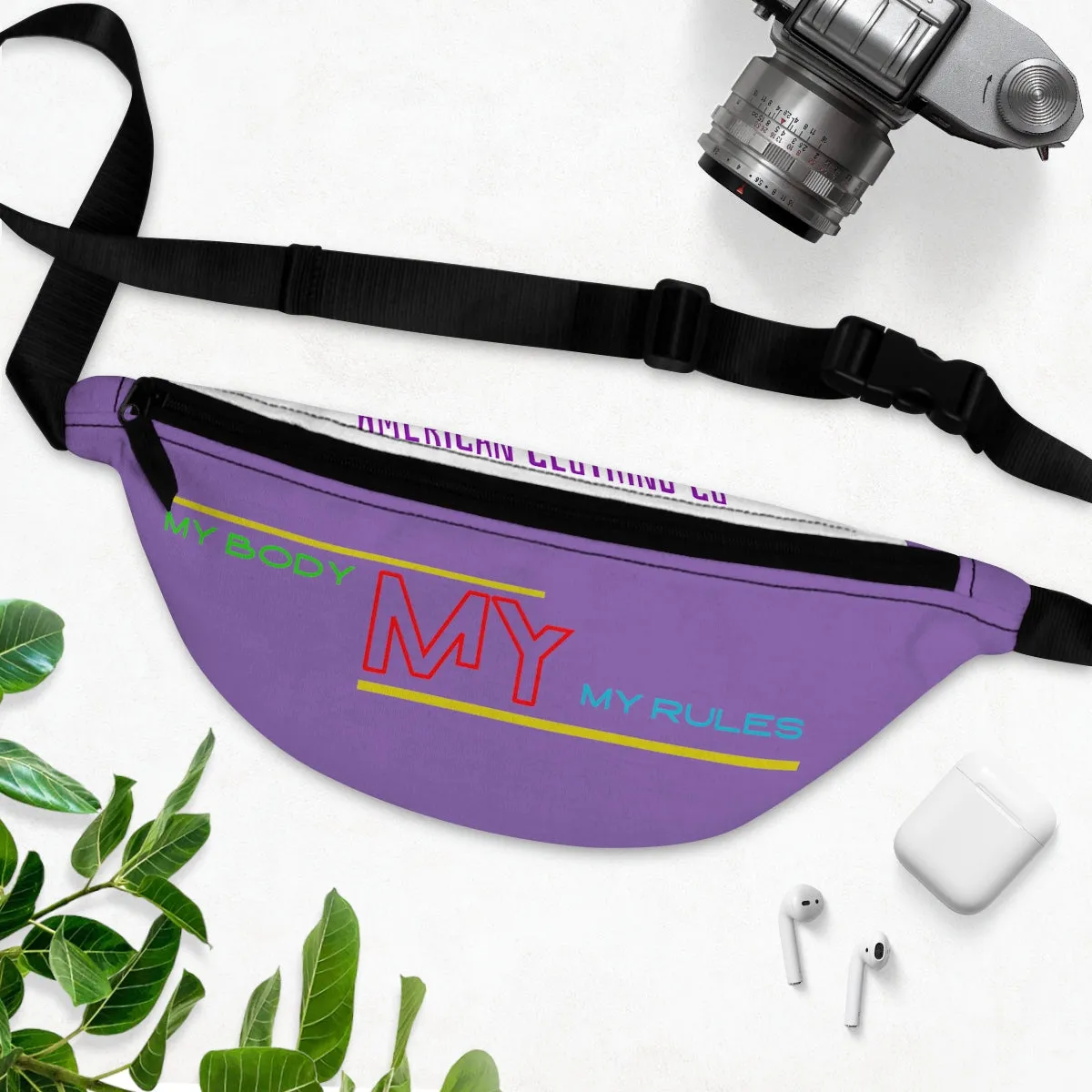 Fanny Pack ( My Body My Rules Purple)