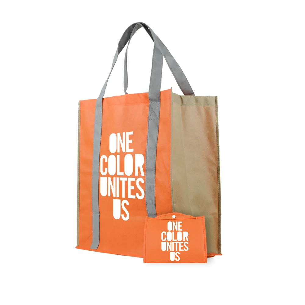Foldable Reinforced Handle Tote *Fully Customizable* Bag Ban Approved