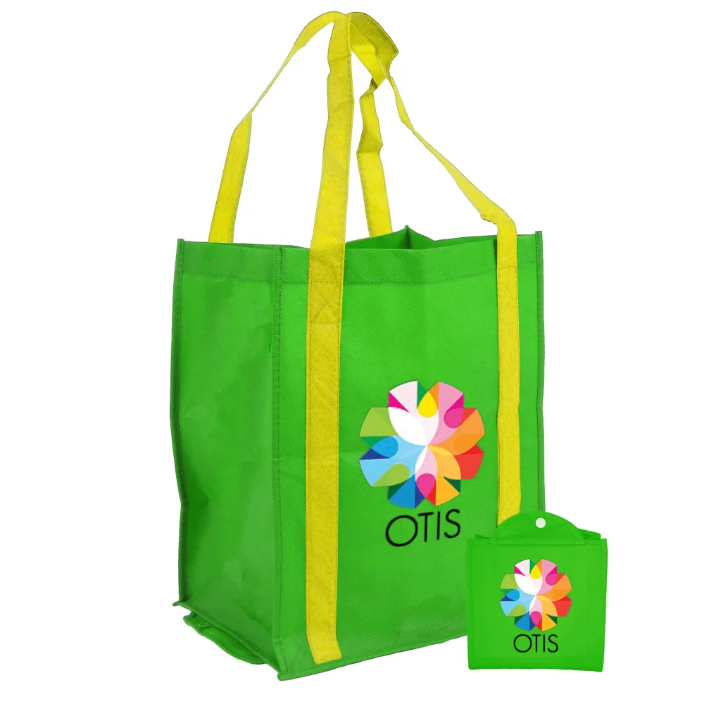 Foldable Reinforced Handle Tote *Fully Customizable* Bag Ban Approved