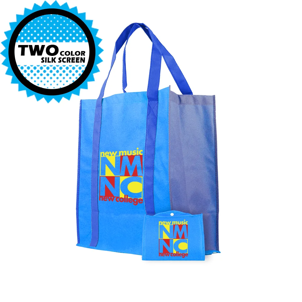 Foldable Reinforced Handle Tote *Fully Customizable* Bag Ban Approved