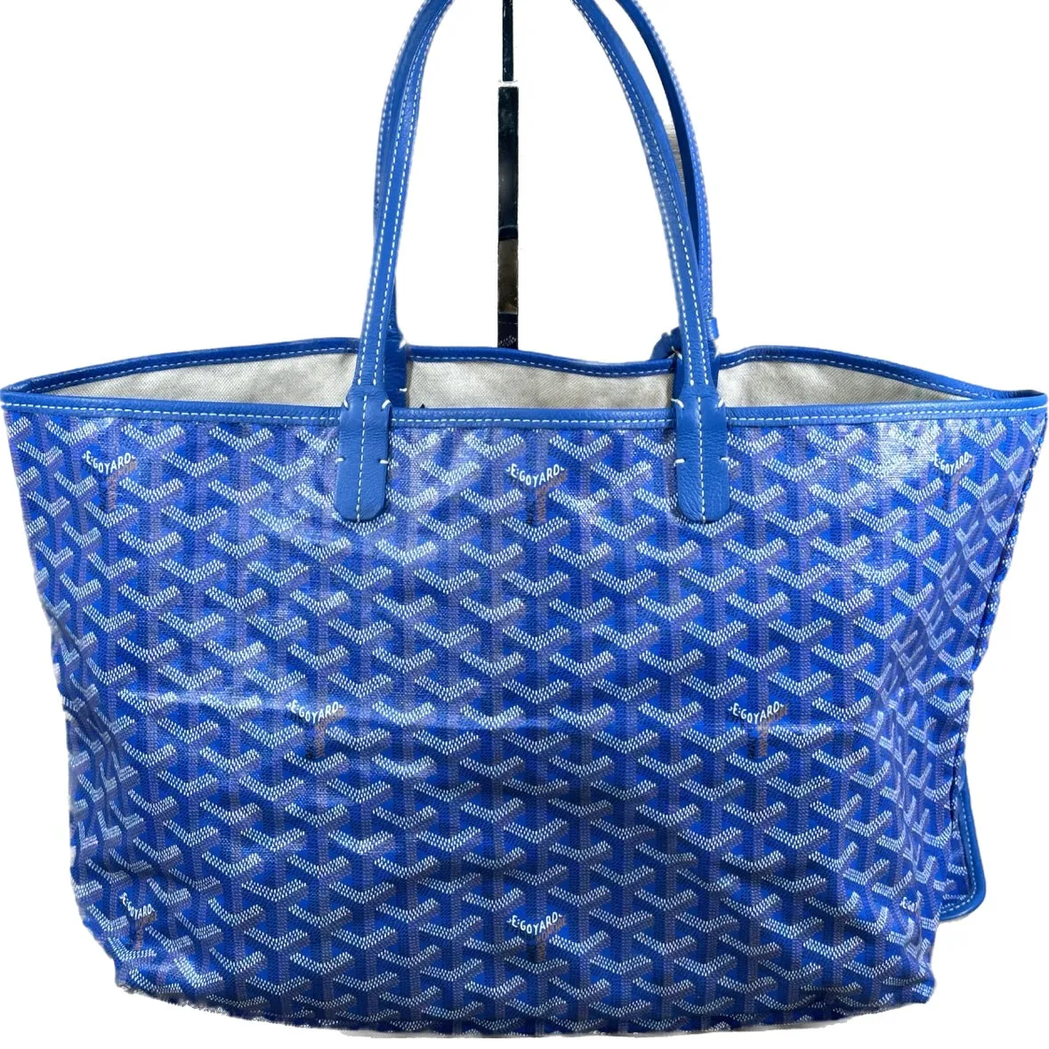 Goyard Goyardine St Louis PM Tote - Sky Blue