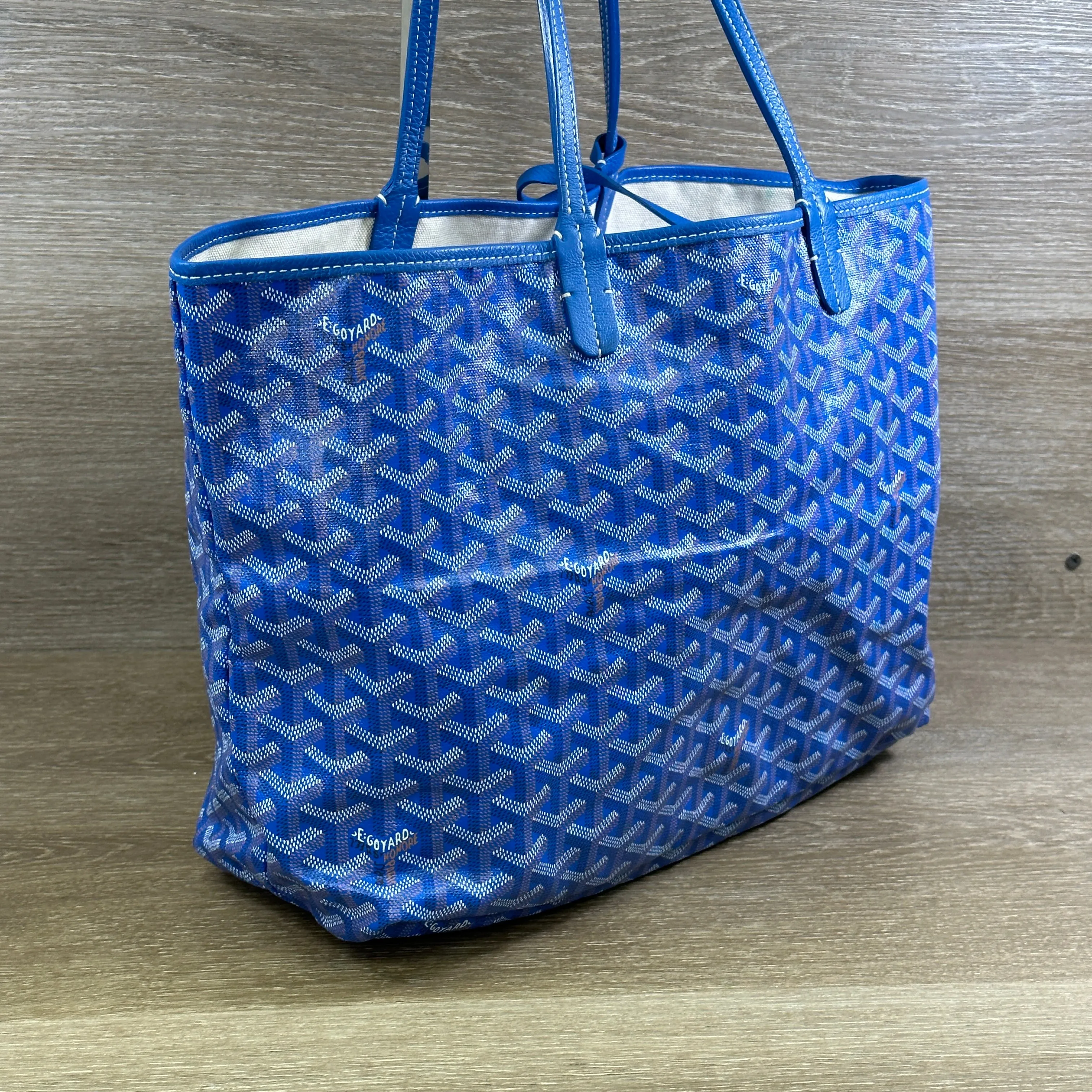 Goyard Goyardine St Louis PM Tote - Sky Blue