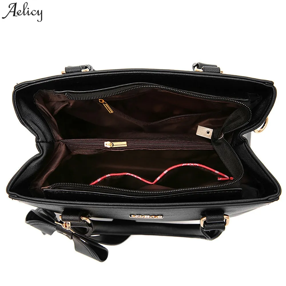 handbag women leather handbags Zipper High capacity