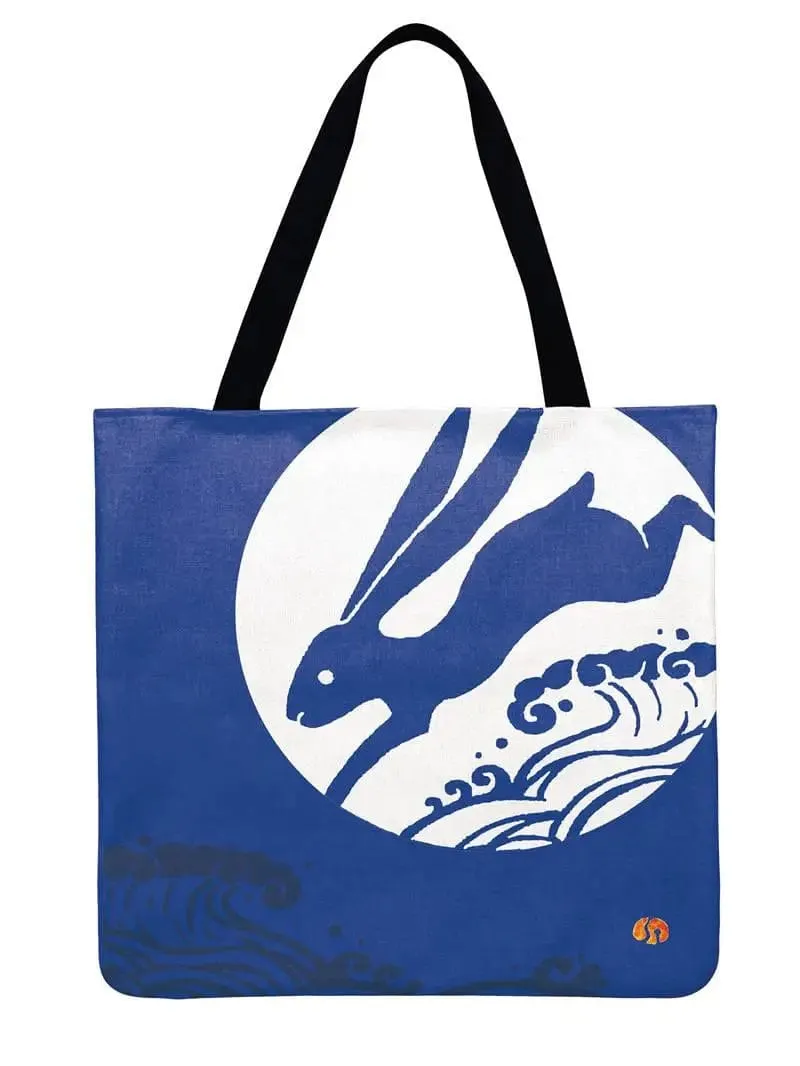 Lucky Cat Printed Tote