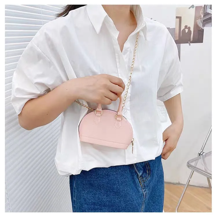 Mini Size Fiber Bucket Bag