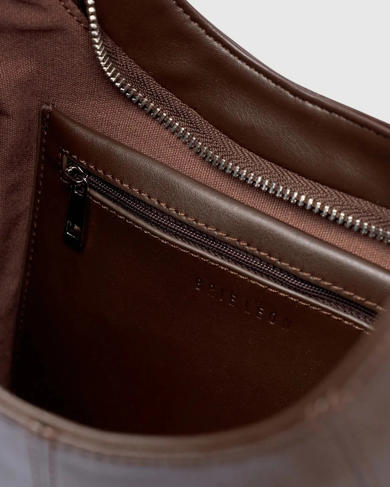 MISCHA SHOULDER BAG | DARK CHOCOLATE