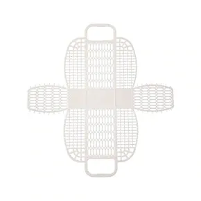 PLASTIC MARKET BAG - LARGE GRAY