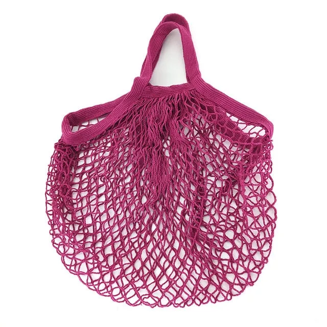 Portable Washable Eco Friendly Grocery Mesh Bags