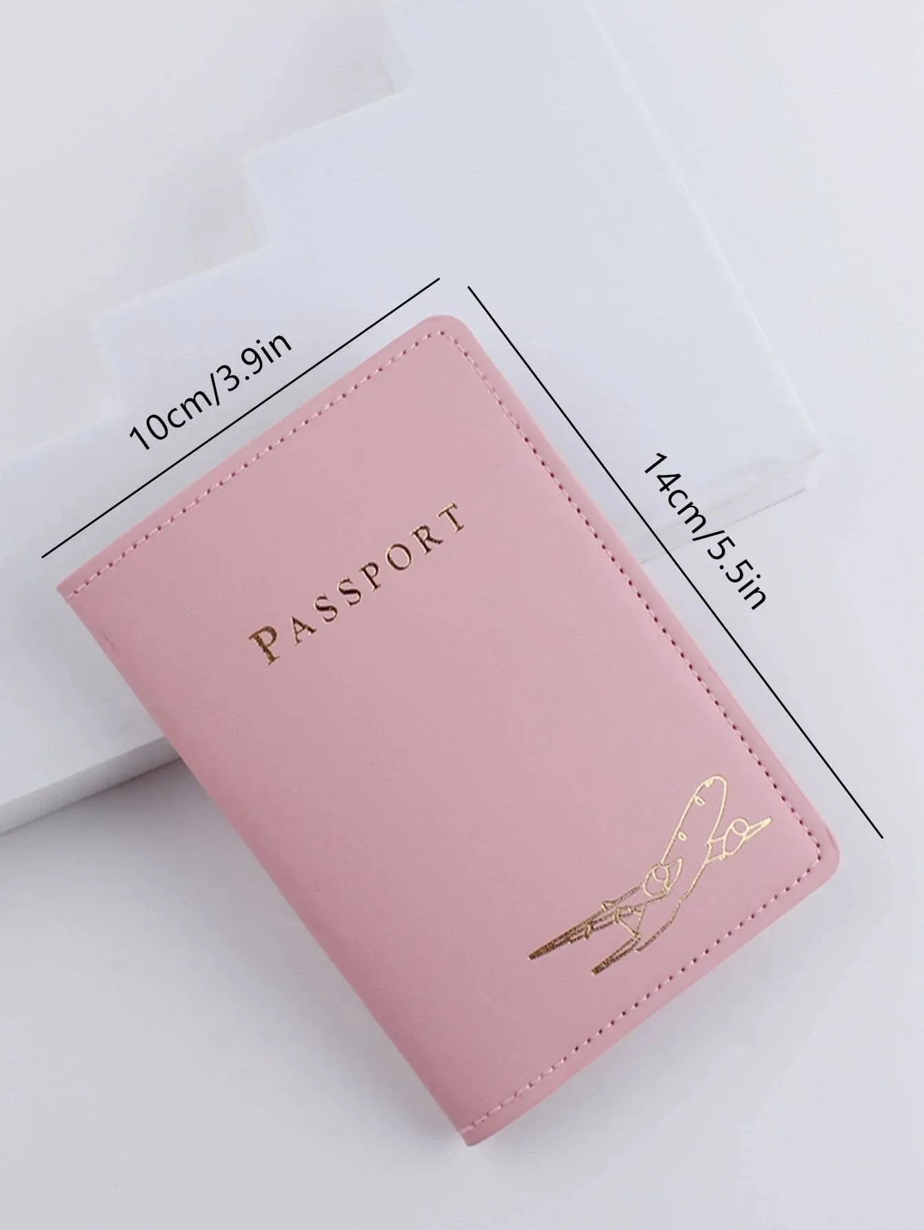 Shein Letter Graphic Passport Case