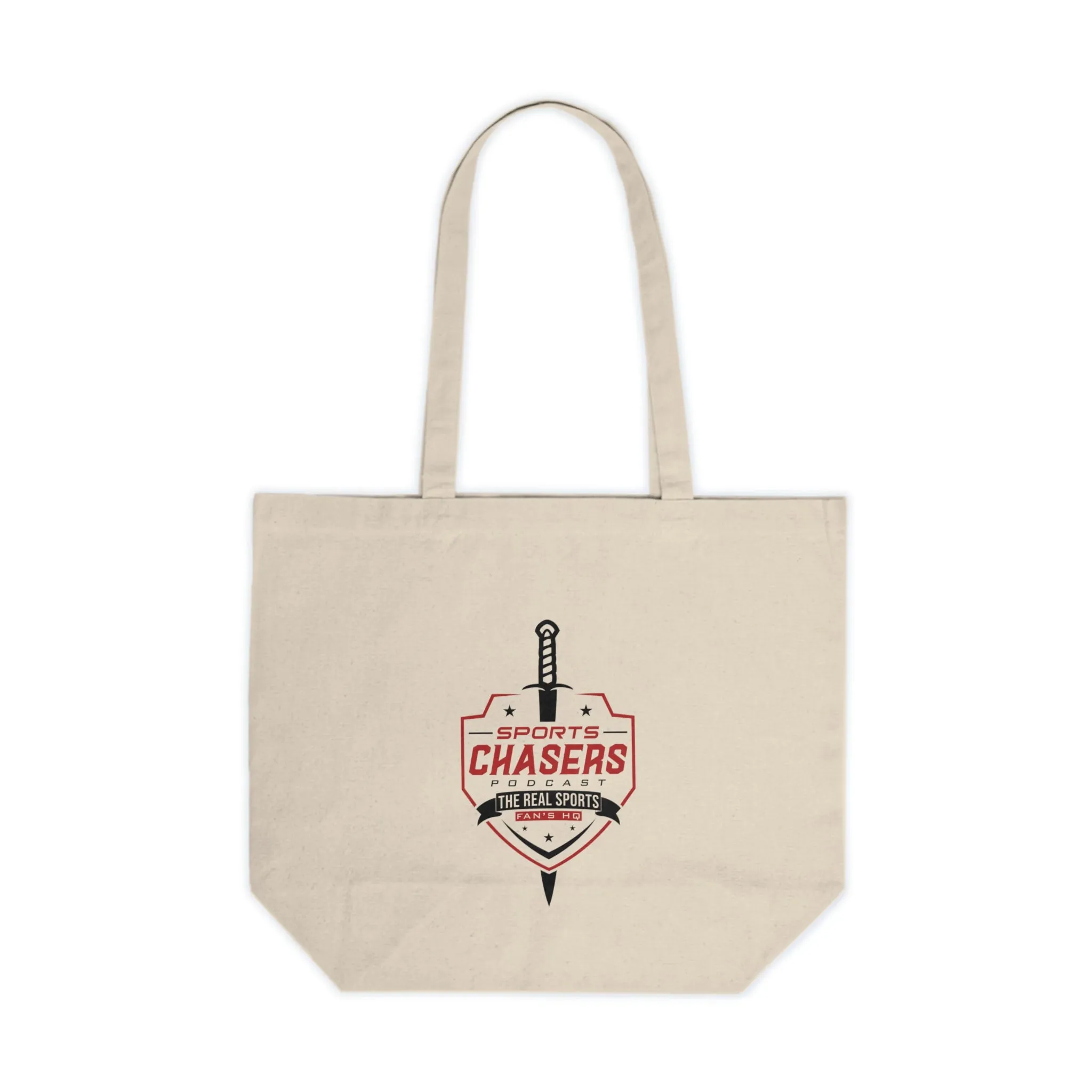 Sports Chasers Podcast "New" The Real Sports Fan's HQ Canvas Shopping Tote