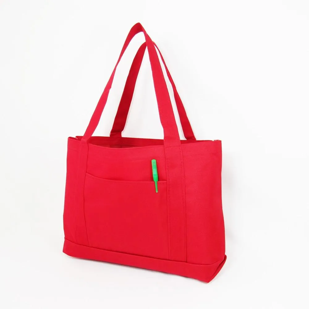 Sturdy Shopping Tote Bags Solid With PVC Backing
