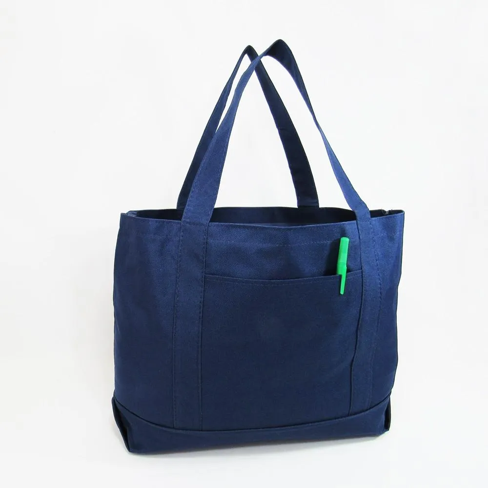 Sturdy Shopping Tote Bags Solid With PVC Backing