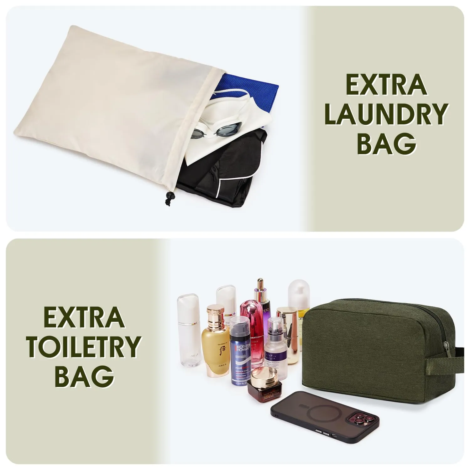 Travel Luggage Duffle Bag With Shoe Compartment - WF3417
