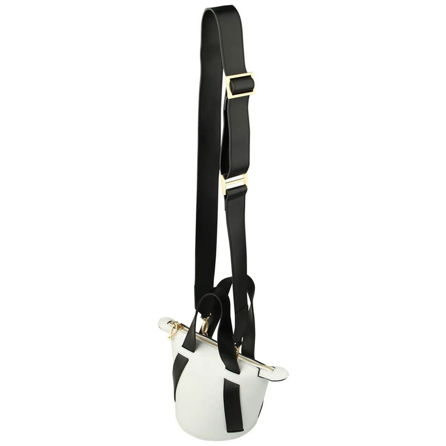 White   Black | Bucket Bag