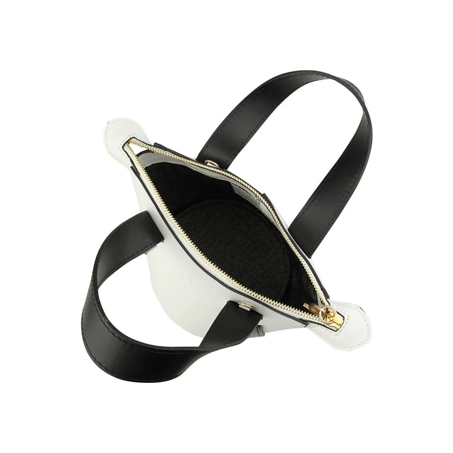 White   Black | Bucket Bag