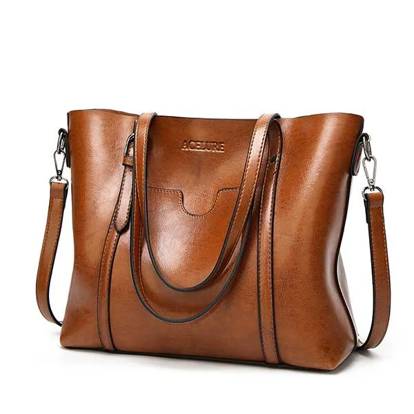 Women's Leather Handbags Luxury Lady Hand Bags